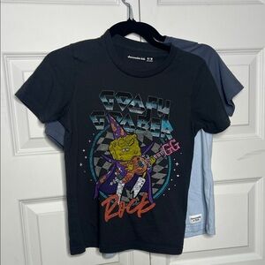 2 Abercrombie Kids Boys T-Shirts Size 9/10 Graphic & Raglan Tee